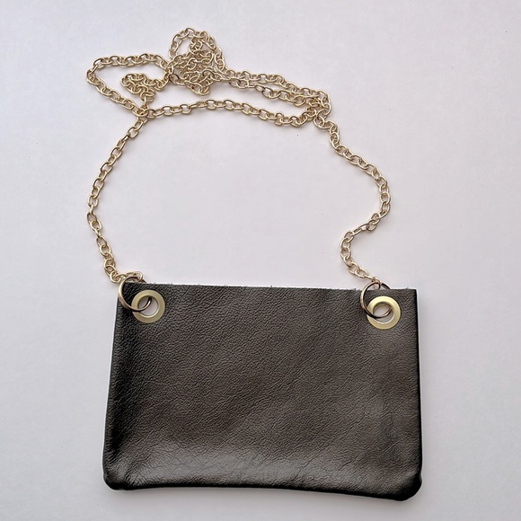 NEW Leather cell phone crossbody - Picture 1 of 11